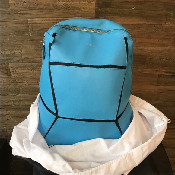 Furla Handbags - Furla backpack like new geometric design